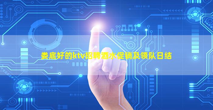 娄底好的ktv招聘酒水促销及领队日结